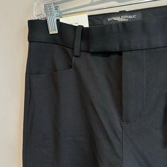 Banana Republic Straight Sloan Pant Black 2 Petite 754557 - Picture 4 of 12